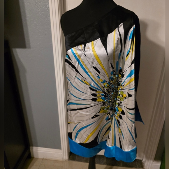 bebe Dresses & Skirts - Nwt Vintage Bebe 100% Silk With Beads Dress Size S